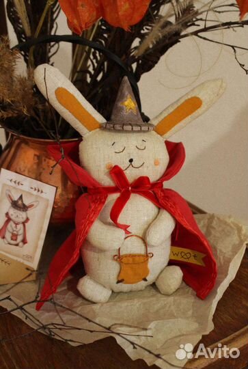 Мягкая игрушка заяц