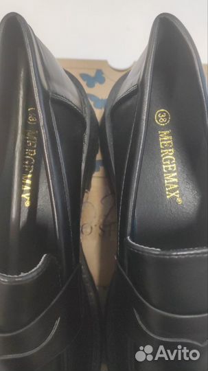 Лоферы женские новые,натуральная кожа 38 размер