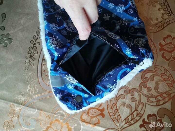 Муфта чехол накидка на ножки для любой коляски