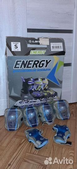 Роликовые коньки детские раздвижные