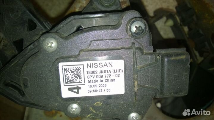 Педаль газа б.у. Ниссан Теана J32 VQ25DE,QR25DE
