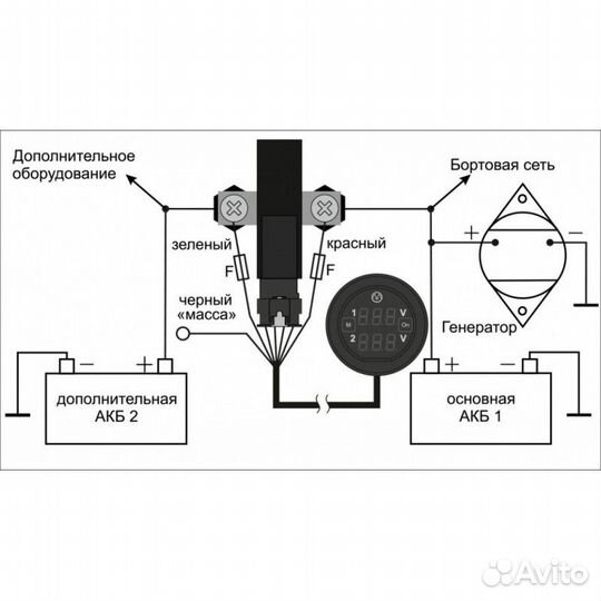 Устройство развязки аккумуляторов ура 400-01