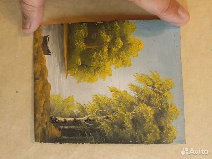 Картина акрил.Картон 1993 год