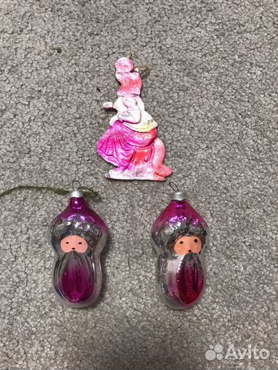 Елочные игрушки СССР одним лотом