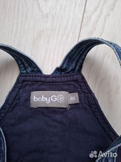 Комбинезон джинсовый Baby go 86 для мальчиков