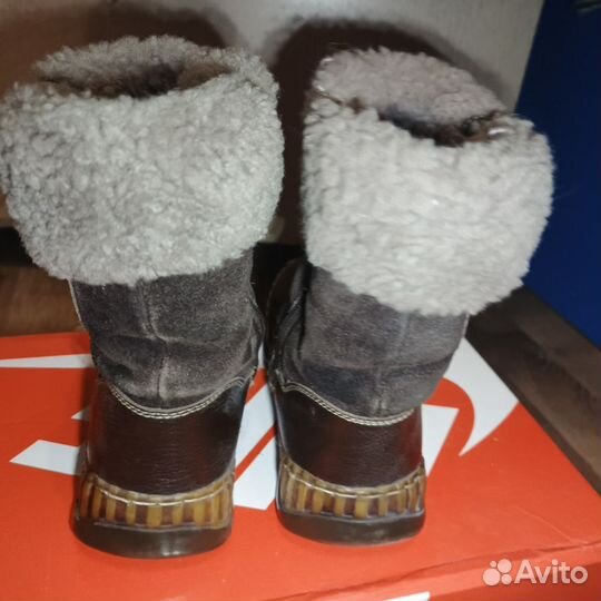 Сапоги зимние детские антилопа