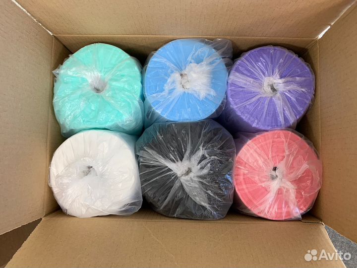 Тканевые простыни 200*70 в рулонах (100шт)