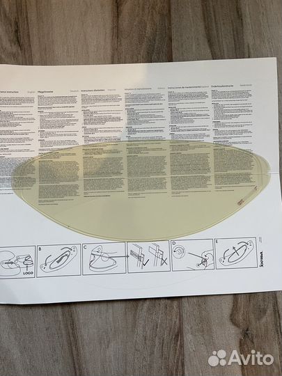 Пинлок для шлема AGV K-5 Jet (Pinlock agv k5 jet)