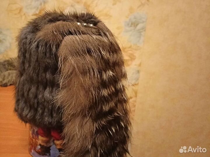 Шапка норка и песец