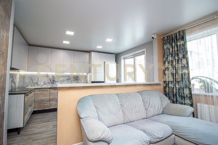 3-к. квартира, 57,1 м², 3/16 эт.