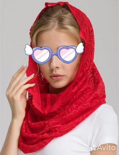 Кружевной снуд/платок в храм