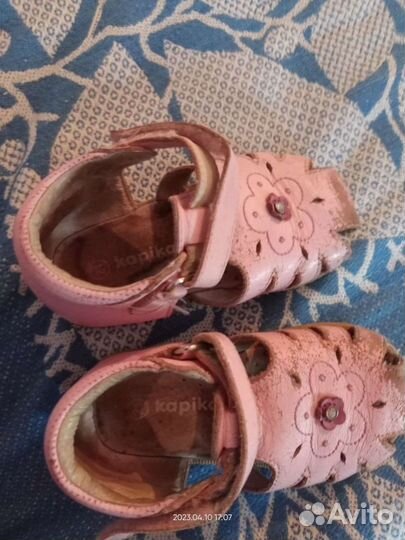 Босоножки сандалии 21 размер на девочку