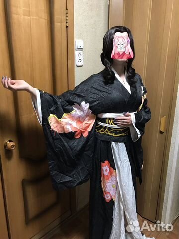 Косплей костюм + парик Клинок Рассекающий Демонов