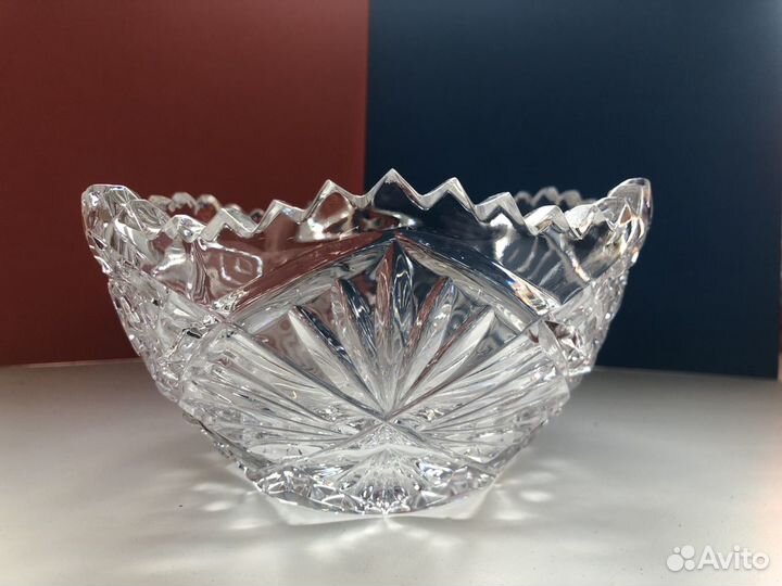 Салатник хрустальный