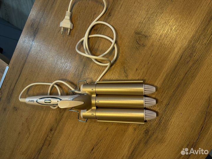 Плойка тройная для волос