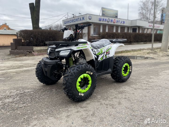 Новый квадроцикл motoland wild A белый 2023