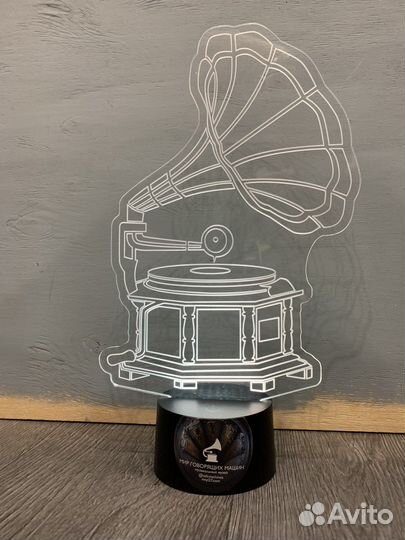 Лампа светодиодная Ночник - Граммофон