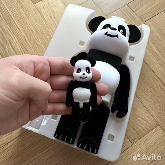 Bearbrick x clot Panda 100 & 400 Set