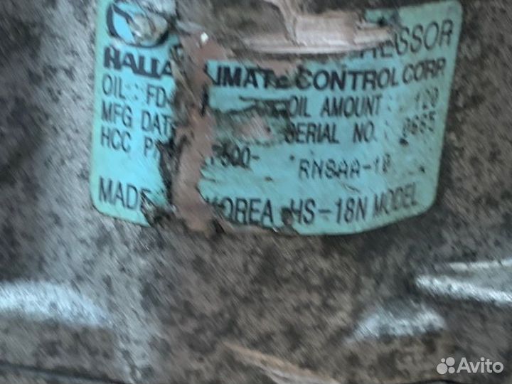 Компрессор кондиционера Mazda 3 BL 2.0 LF