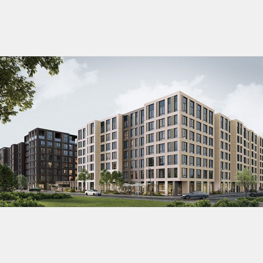 1-к. квартира, 39 м², 4/8 эт.