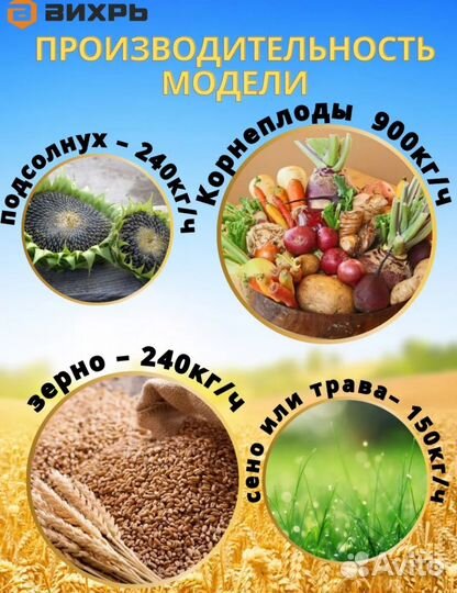 Измельчитель кормов вихрь