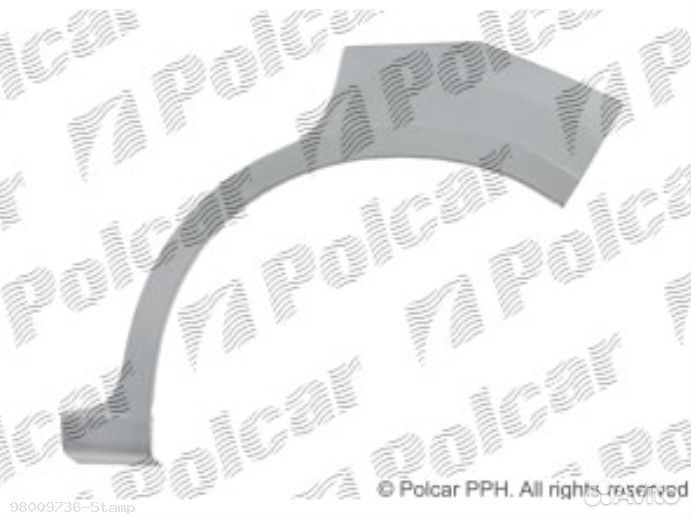 Арка левая Honda Jazz, Fit 2007-2014 (Polcar)