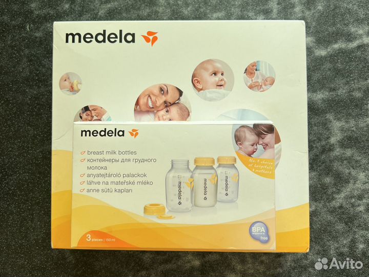 Молокоотсос medela mini electric/бутылочки Medela