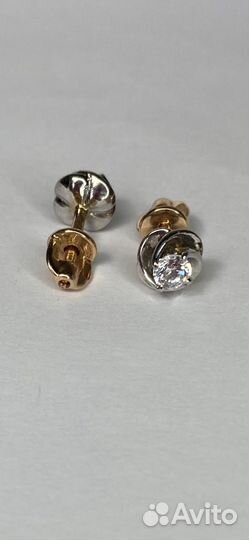 Золотые серьги
