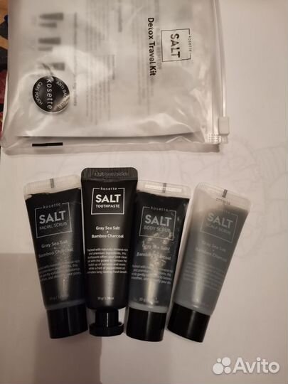 Набор миниатюр kossete salt detox travel kit