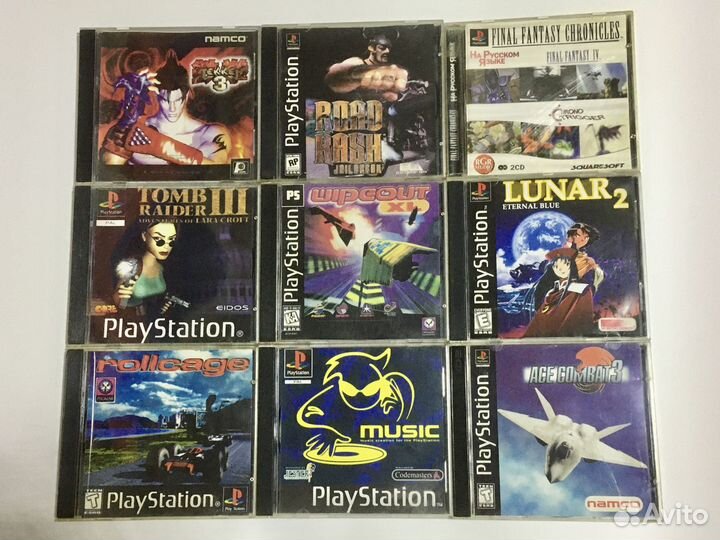 PlayStation 1/2/3 диски с играми
