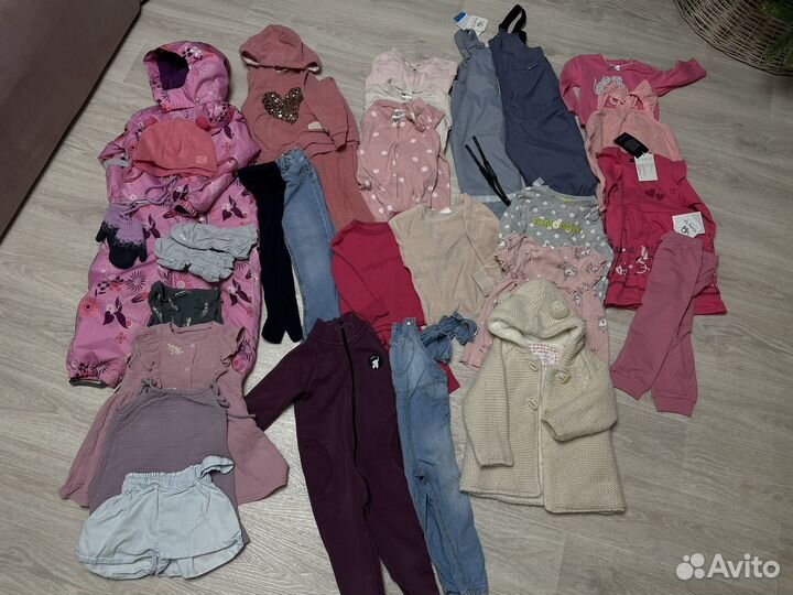 Вещи пакетом на девочку 92 98