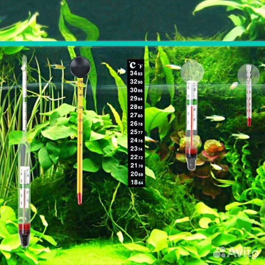 Термометр наклейка для аквариума