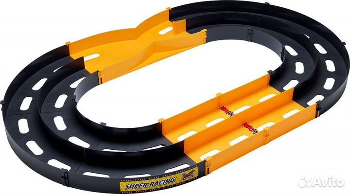 Новый Young Toys Тобот Гоночный трек+1 доп.машина