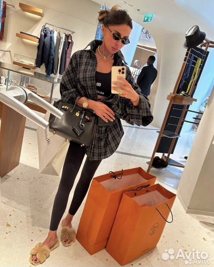 Рубашка Balenciaga клетка