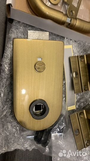 Комплект для стеклянной двери, замок петли