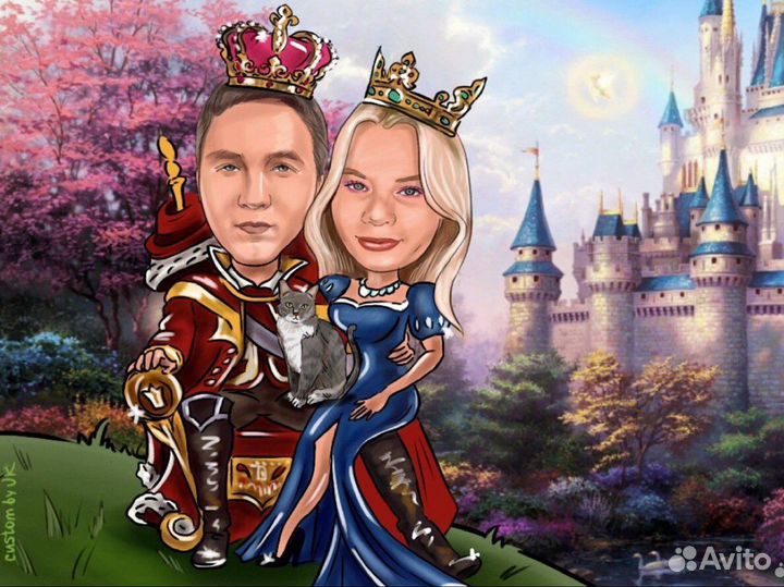 Шарж Портрет по фотографии