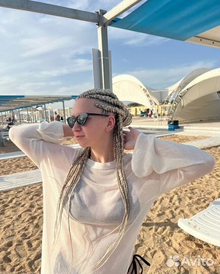 Афрокосы Брейды Кудри Хвосты де вплет кос