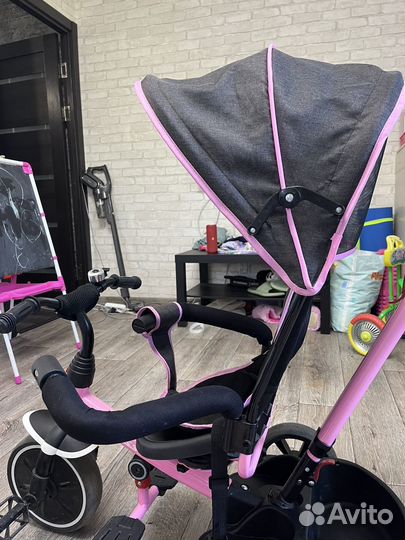 Велосипед трёхколёсный с родительской ручкой