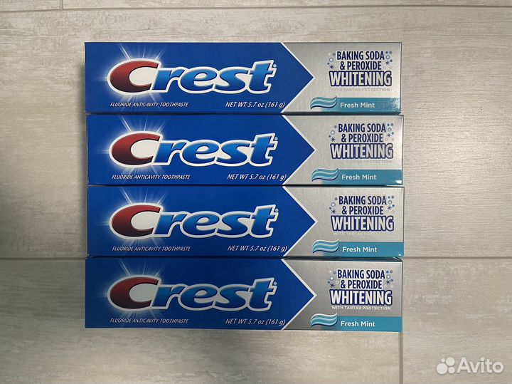 Зубная паста crest baking soda whitening