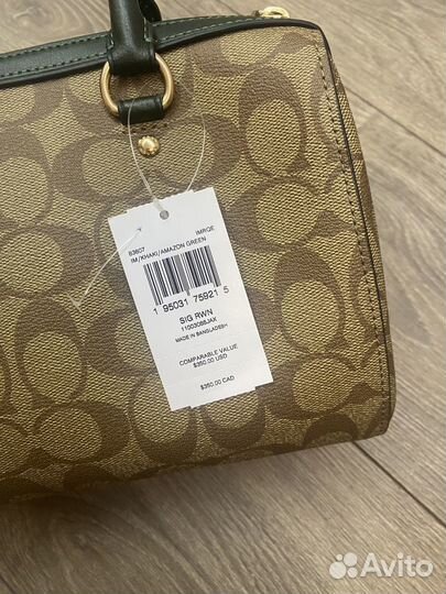 Coach Сумка Rowan Satchel In Signature оригинал