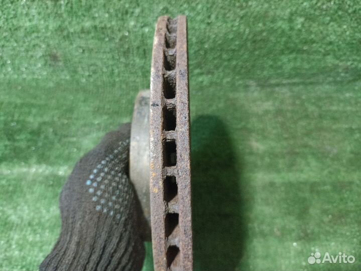 Диск тормозной передний вентилируемый Citroen C4 I