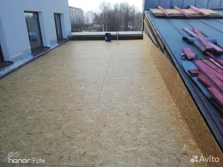 Высотные кровельные работы