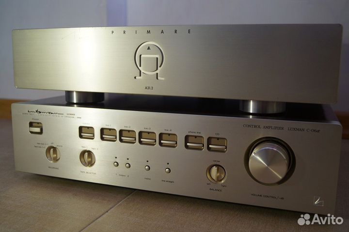 Пред + мощник Luxman C-06a Primare A31.2 Обмен