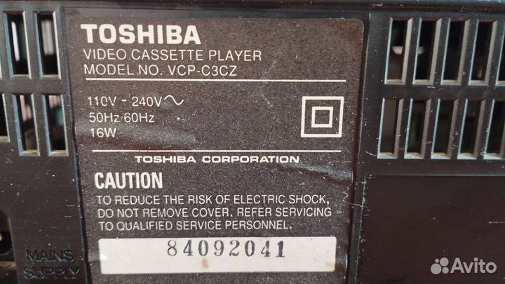 Видеомагнитофон Toshiba C3CZ