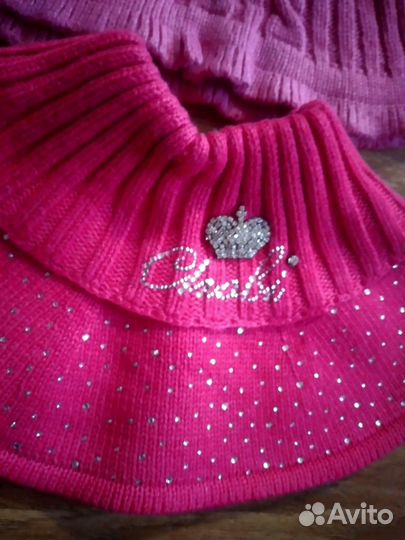 Комплект шапка, шарф