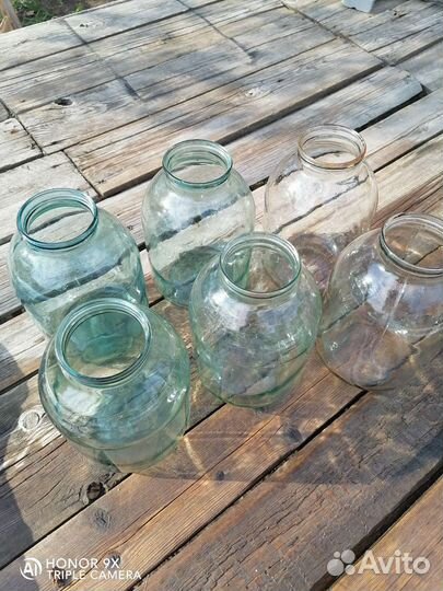Стеклянные 3х литровые банки