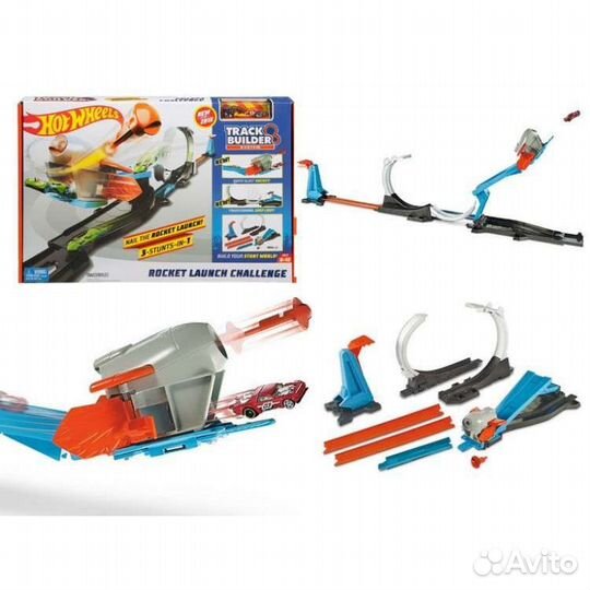 Запуск ракеты Hot Wheels трек с машинками