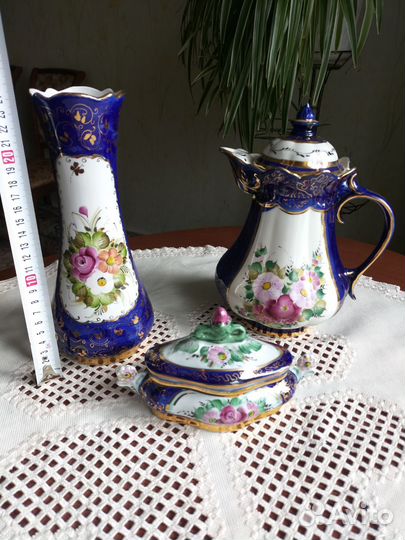 Гжель расписная, авторская работа