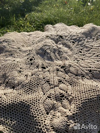 Старинная скатерть ручной работы