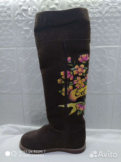 Зимние сапоги 38-39 р, Ed Hardy original